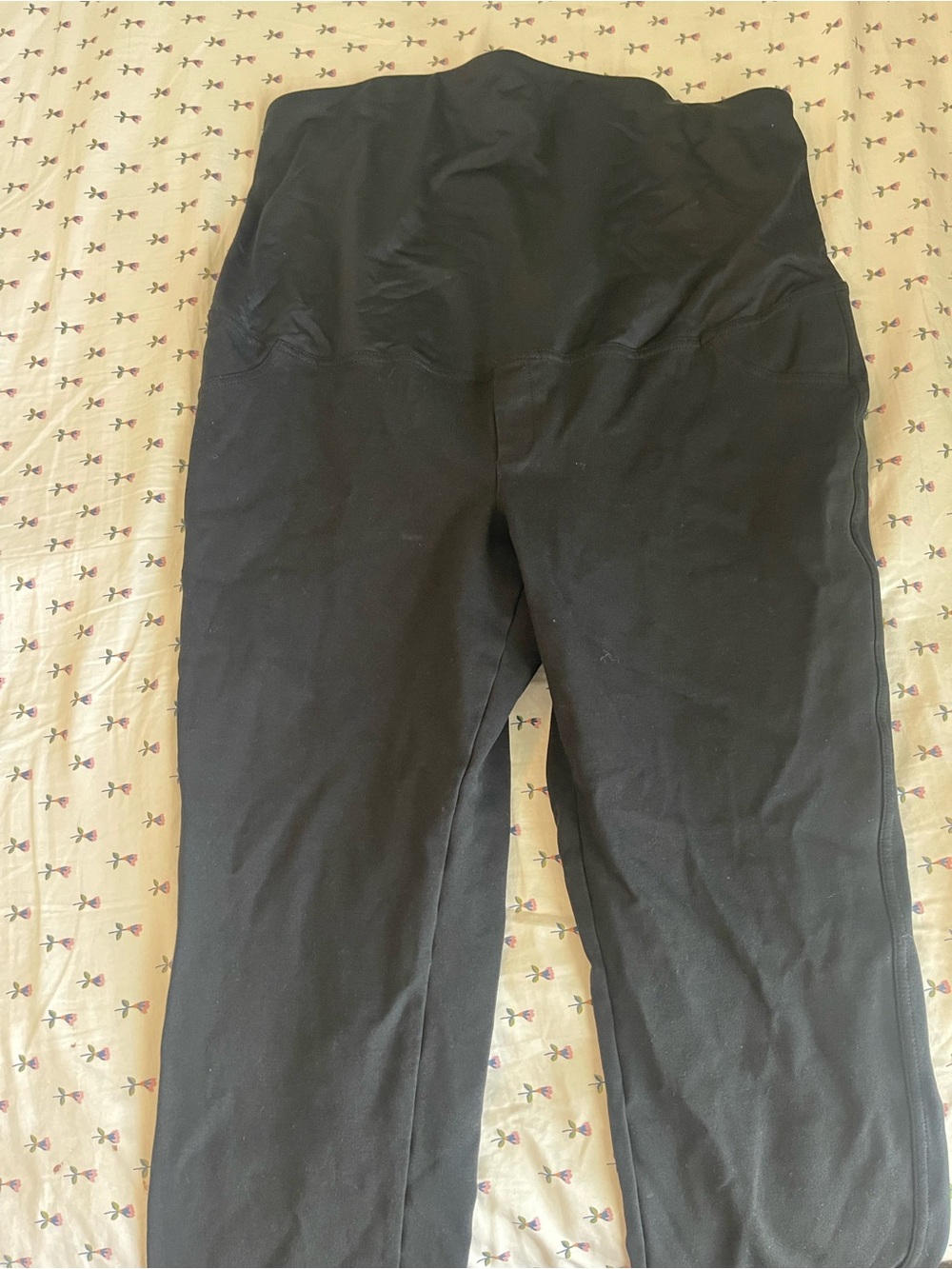 Black High-Waist Maternity pants